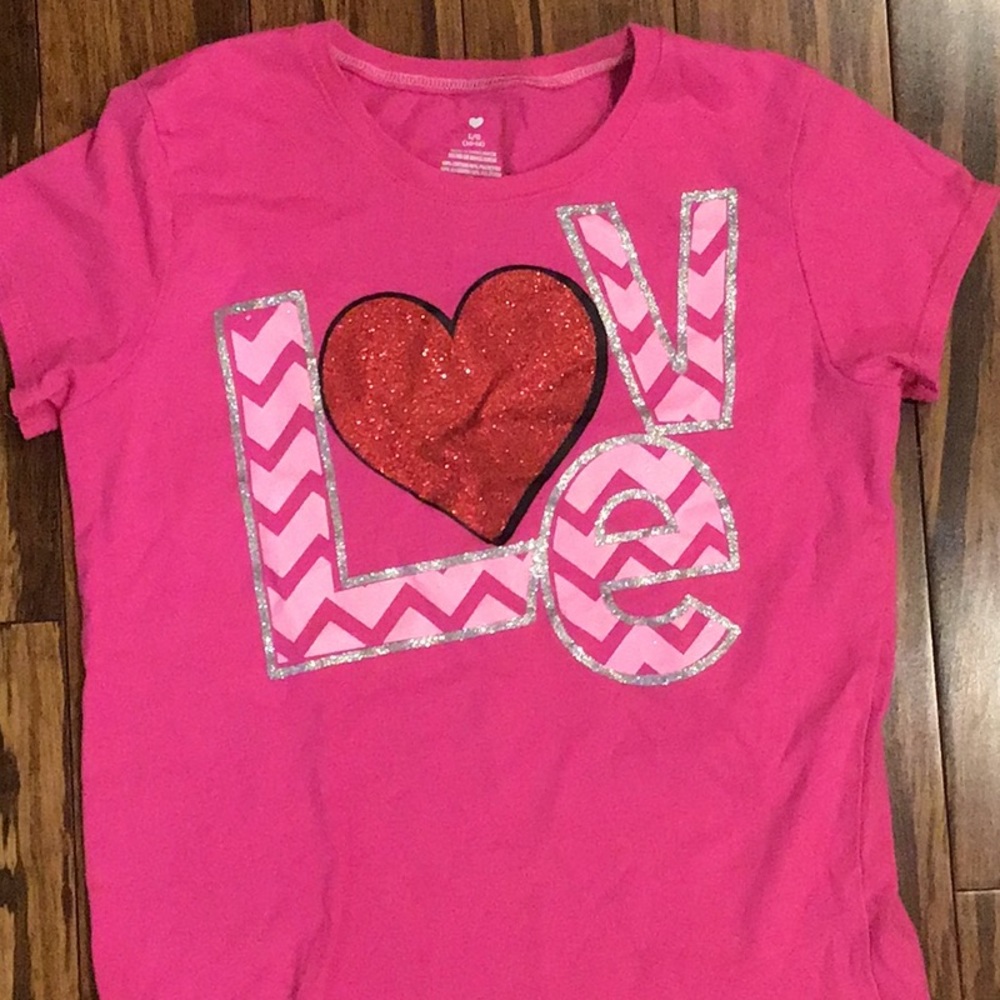 Girls “Love” Graphic Tee